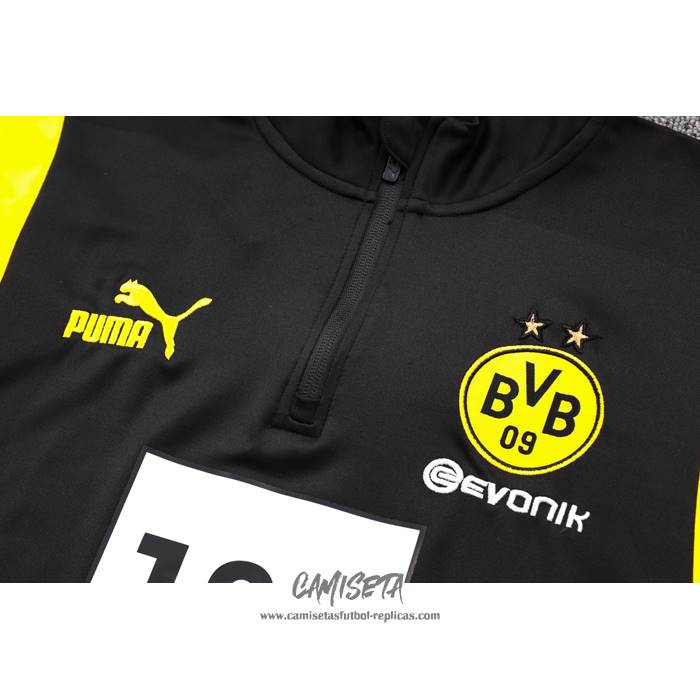 Chandal de Sudadera del Borussia Dortmund 2023-2024 Negro